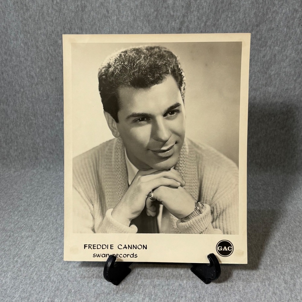 Freddie Cannon Swan Records GAC Vintage Promo Photo 8x10 Rock and Roll 50s 60s